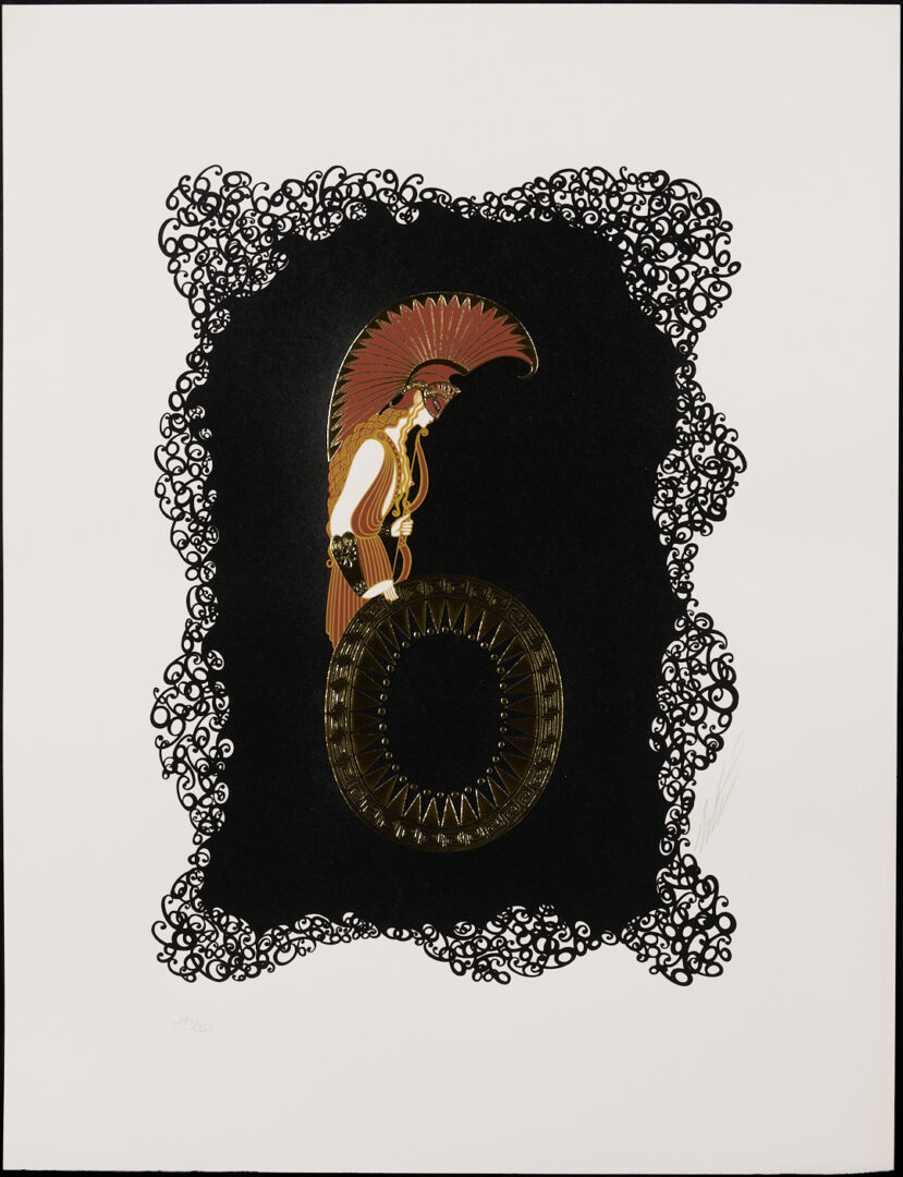 Lot 343: 10 Signed Erte Serigraphs, Numbers Suite