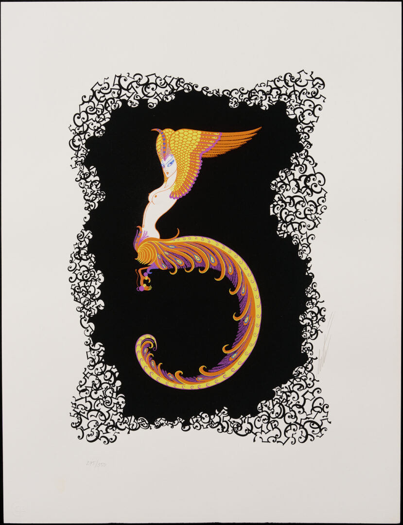 Lot 343: 10 Signed Erte Serigraphs, Numbers Suite