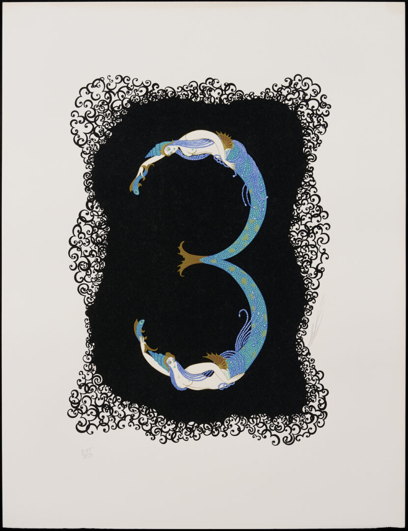 Lot 343: 10 Signed Erte Serigraphs, Numbers Suite