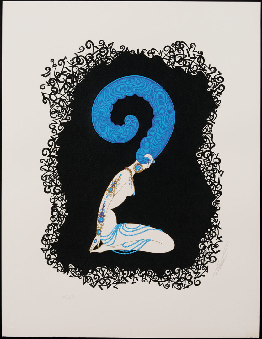Lot 343: 10 Signed Erte Serigraphs, Numbers Suite