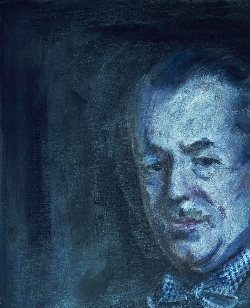 Lot 344: John Young Hunter Oil Portrait of Roy Howard, Exhibited