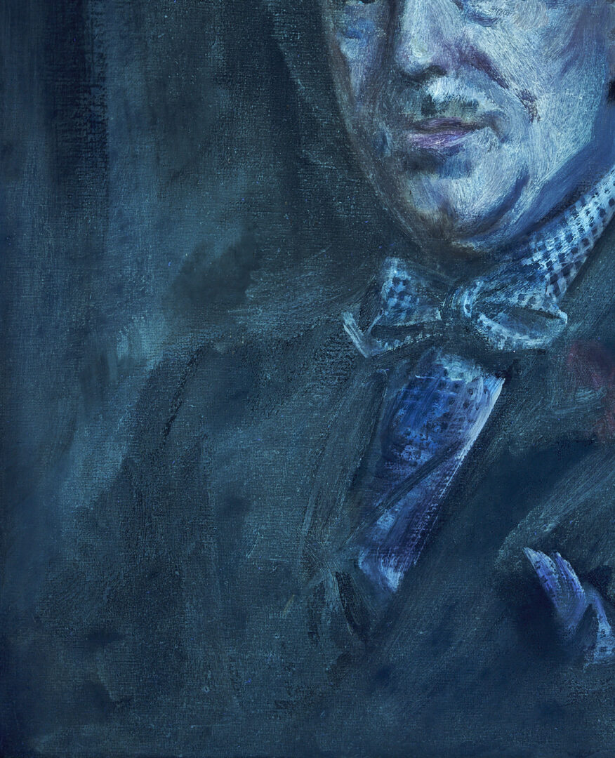 Lot 344: John Young Hunter Oil Portrait of Roy Howard, Exhibited