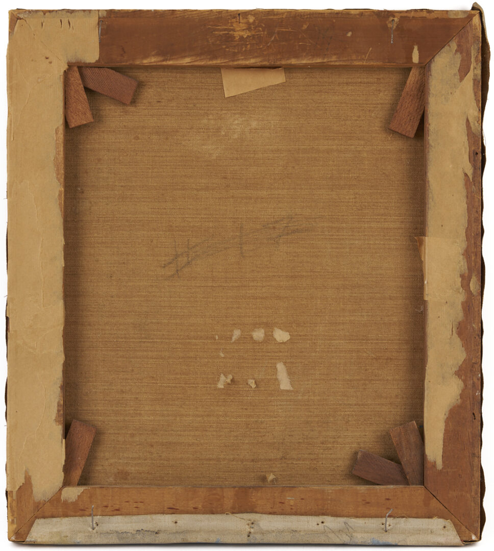 Lot 348: O/C Portrait of a Girl, Nancy Winslow Squire Hitch