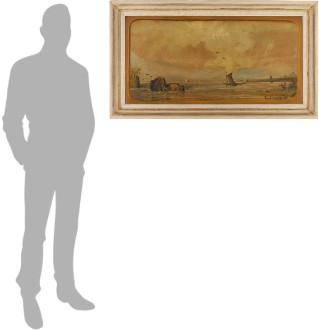 Lot 349: Louis Michael Eilshemius O/B Seascape