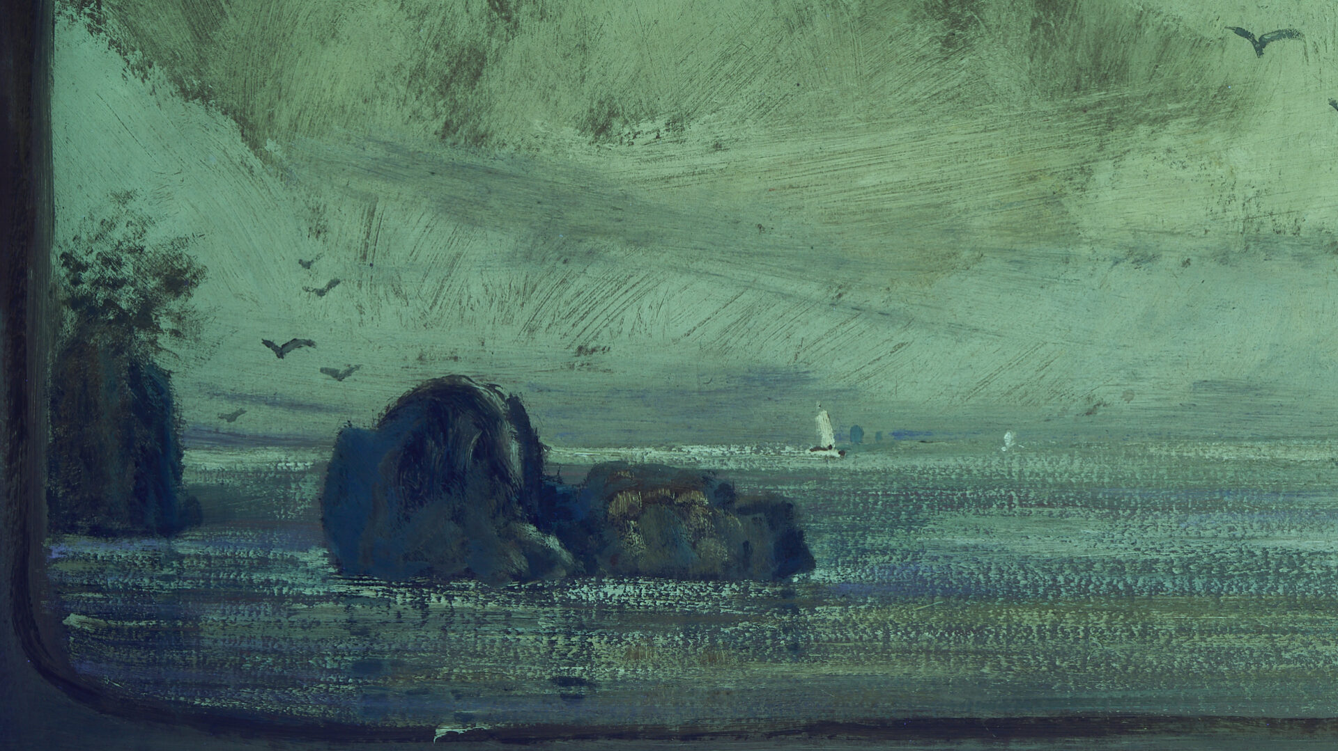 Lot 349: Louis Michael Eilshemius O/B Seascape