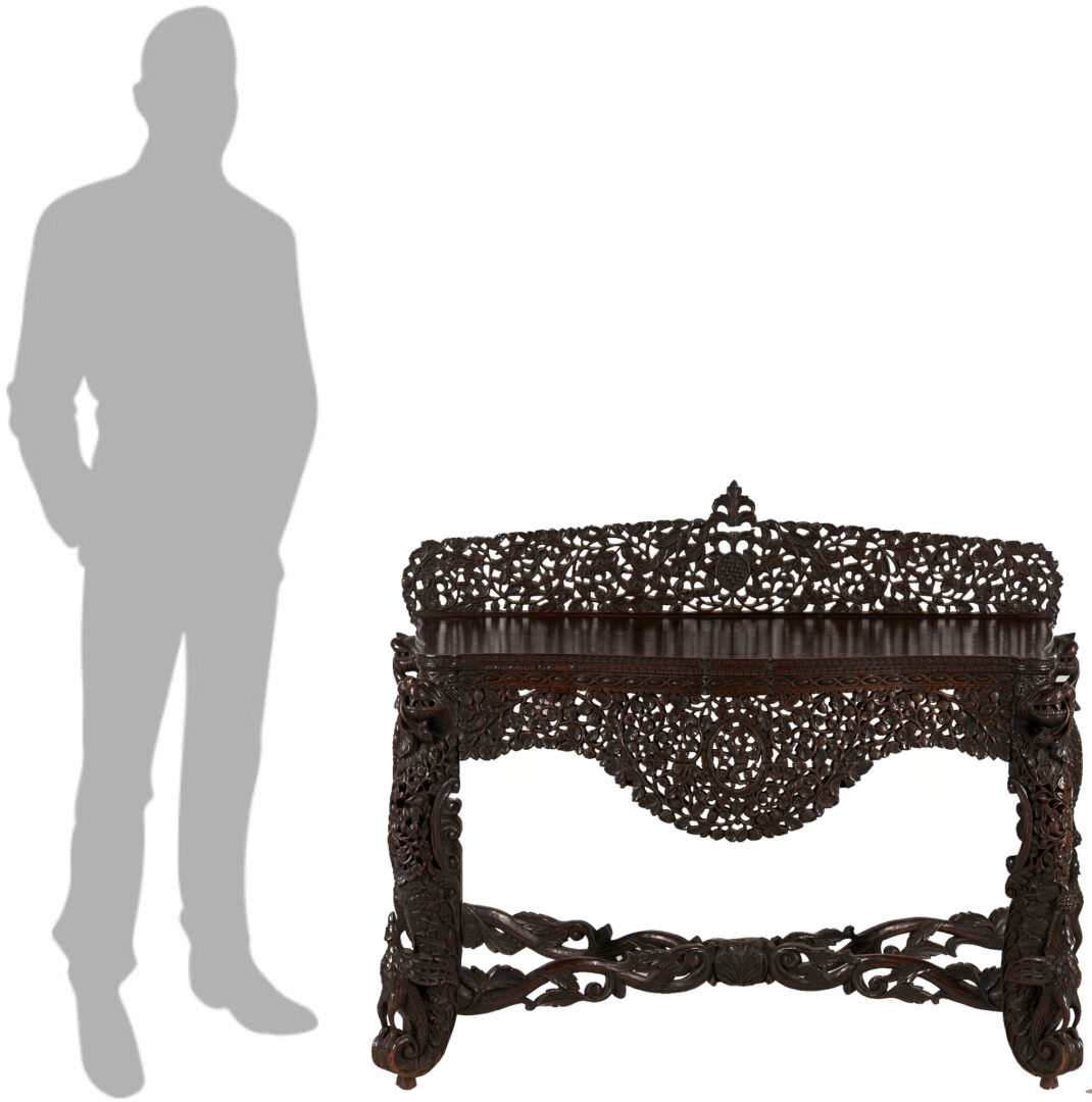 Lot 34: 19th Century Anglo-Indian Console Table
