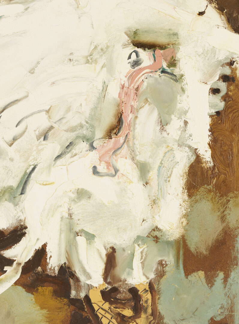 Lot 352: Sterling Strauser O/B, White Turkey