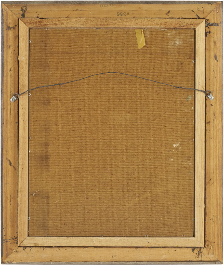 Lot 352: Sterling Strauser O/B, White Turkey