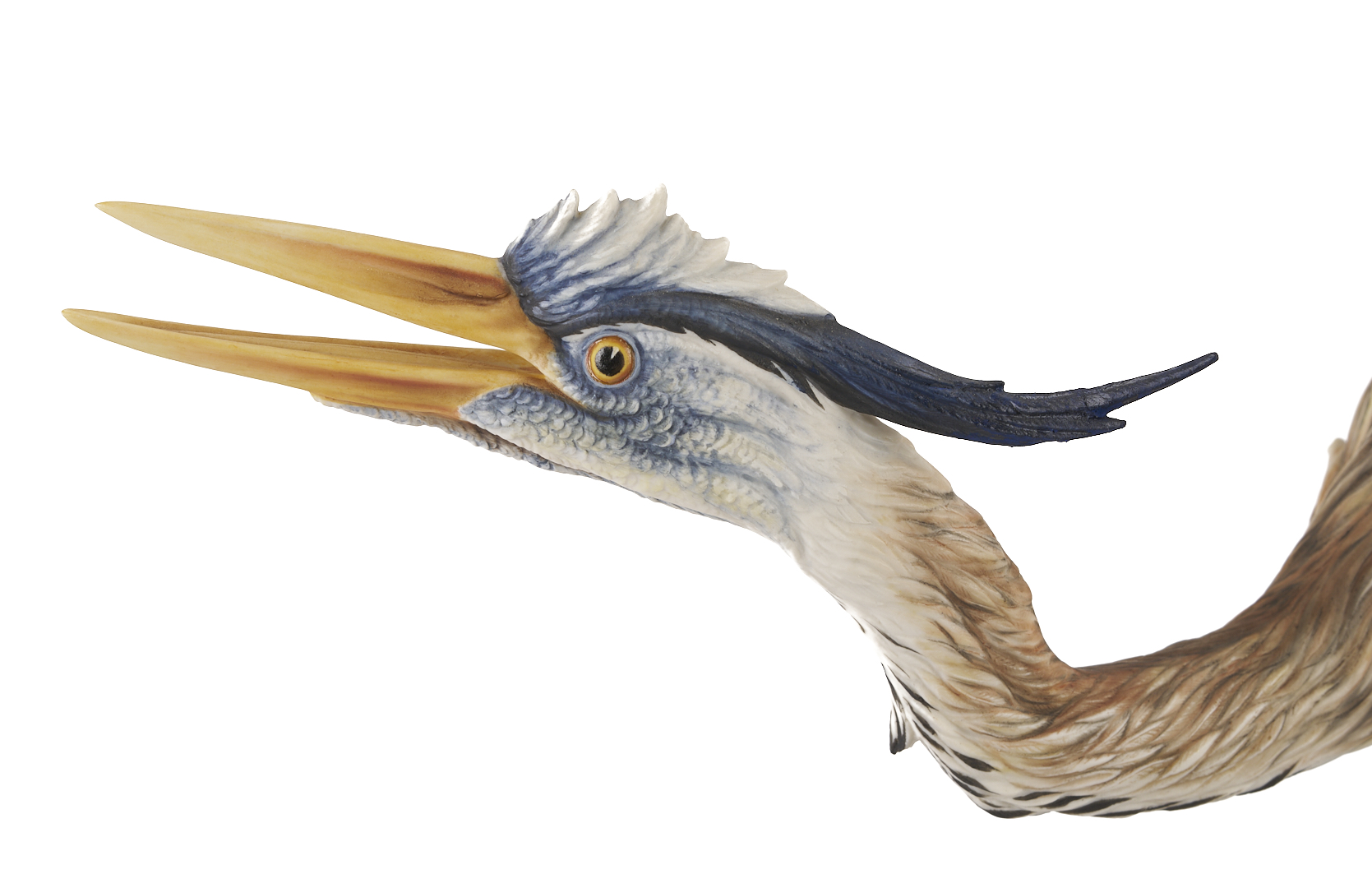 Lot 353: Hutschenreuther Heron Porcelain Sculpture, ‘The Challenge’