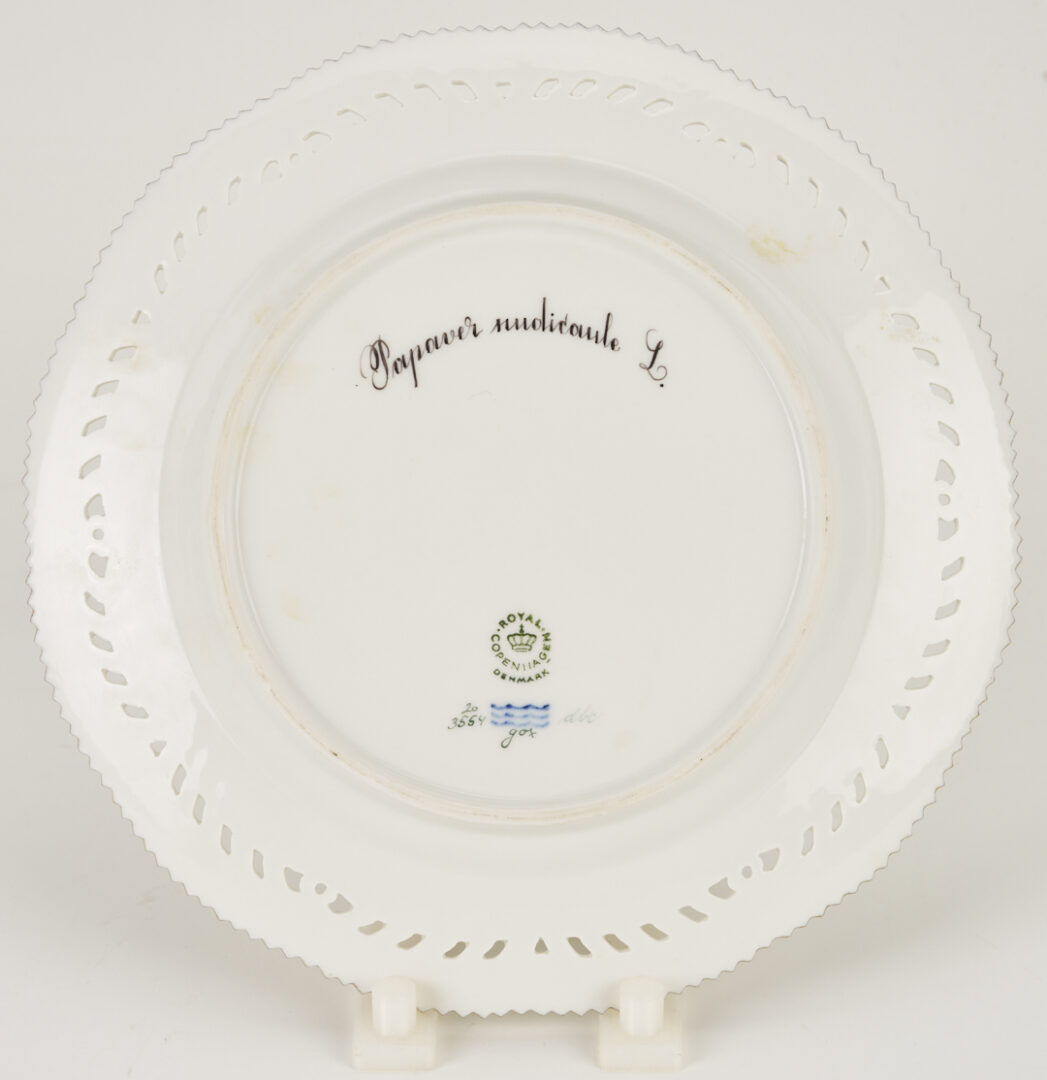 Lot 358: 13 Pieces of Royal Copenhagen Flora Danica Porcelain Dinnerware