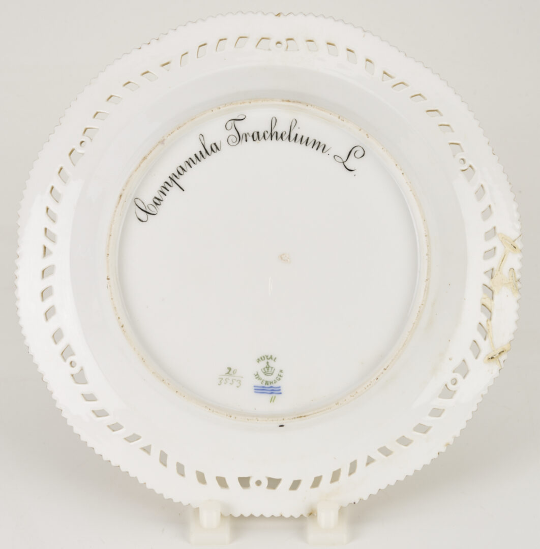 Lot 358: 13 Pieces of Royal Copenhagen Flora Danica Porcelain Dinnerware