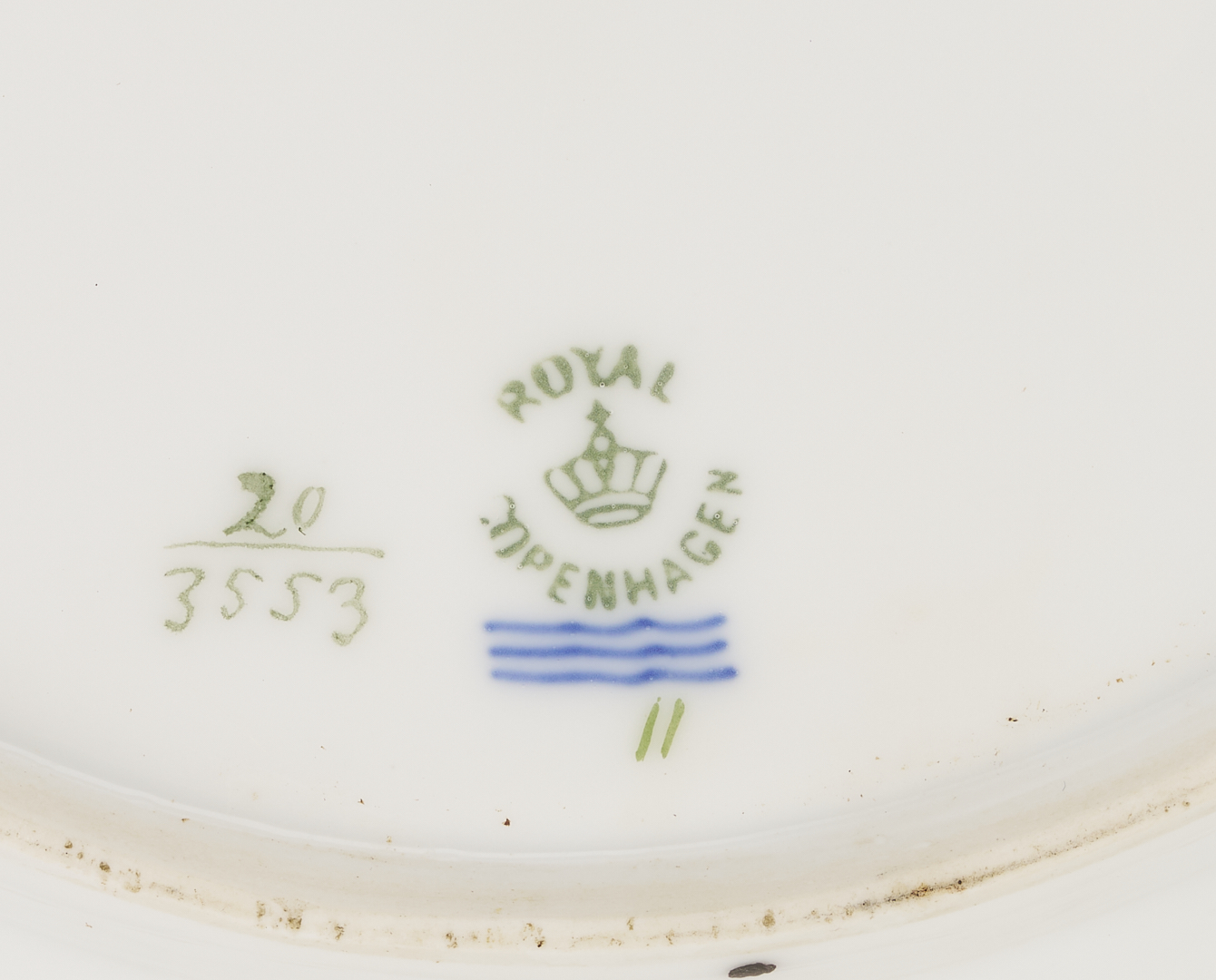 Lot 358: 13 Pieces of Royal Copenhagen Flora Danica Porcelain Dinnerware