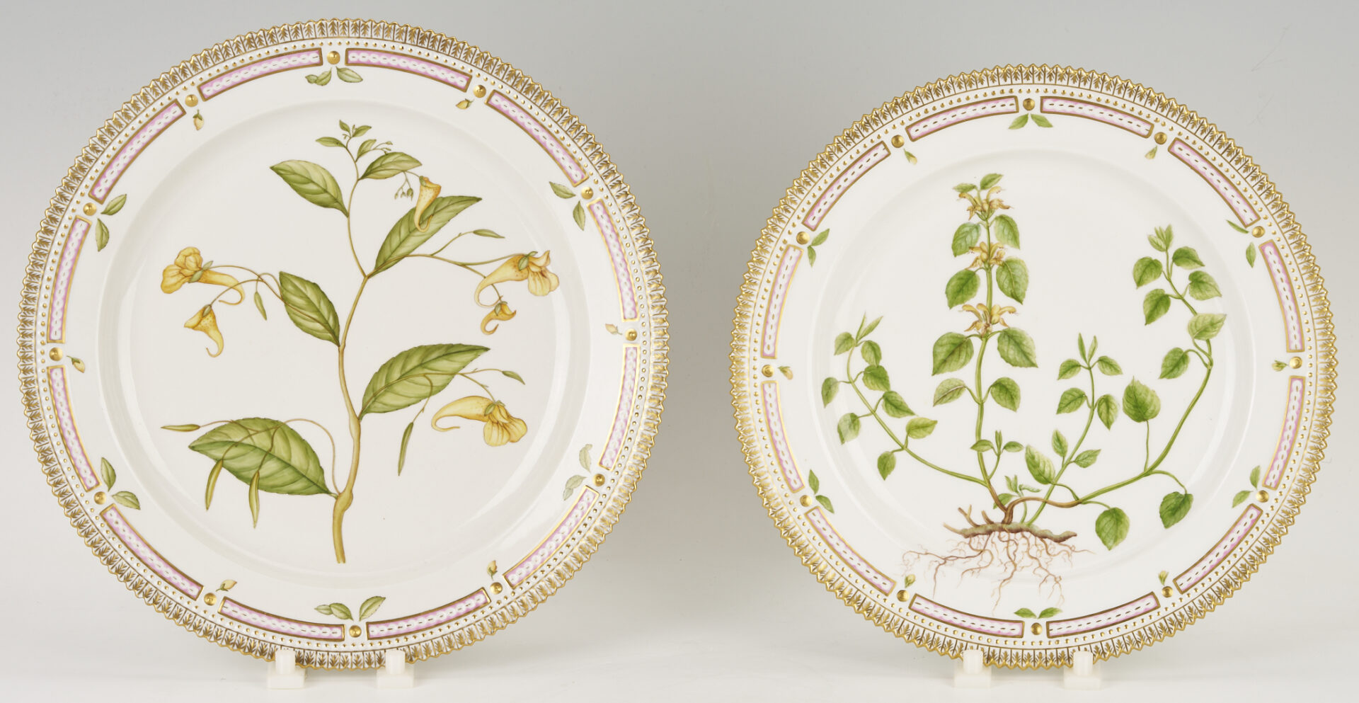 Lot 359: 3 Royal Copenhagen Flora Danica Serving Platters