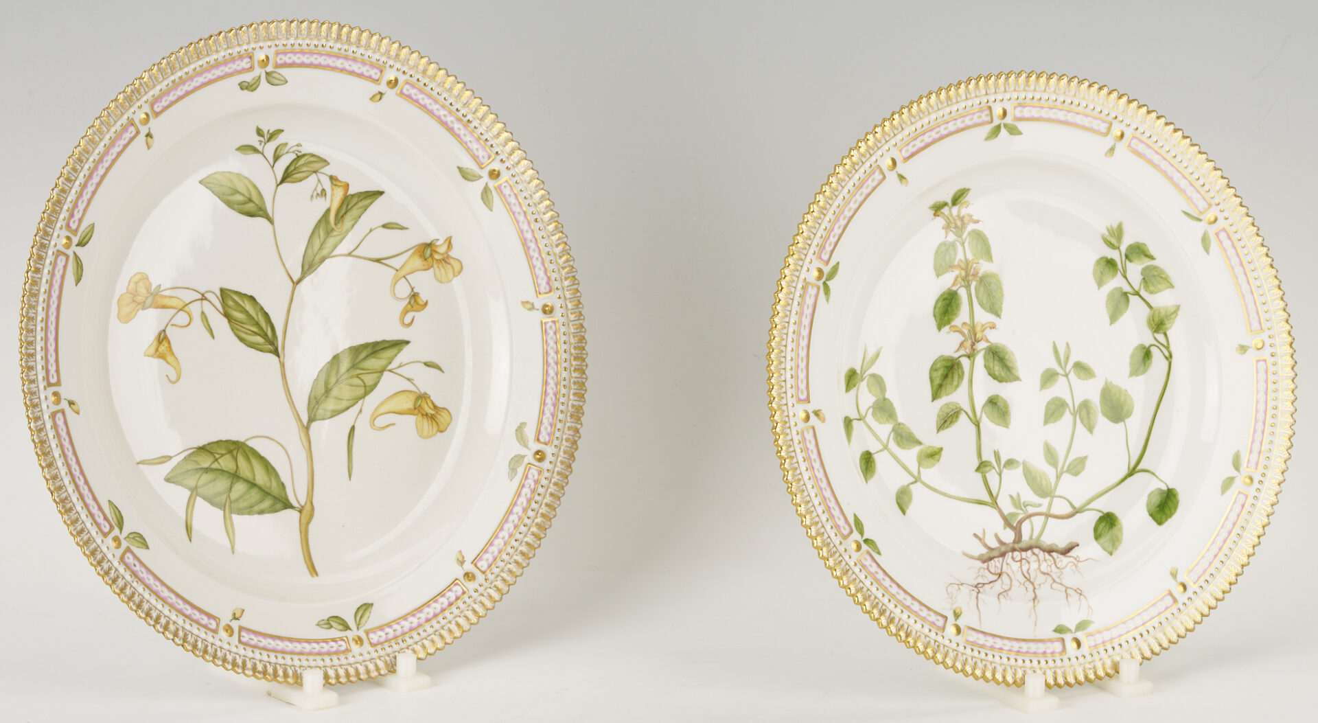 Lot 359: 3 Royal Copenhagen Flora Danica Serving Platters