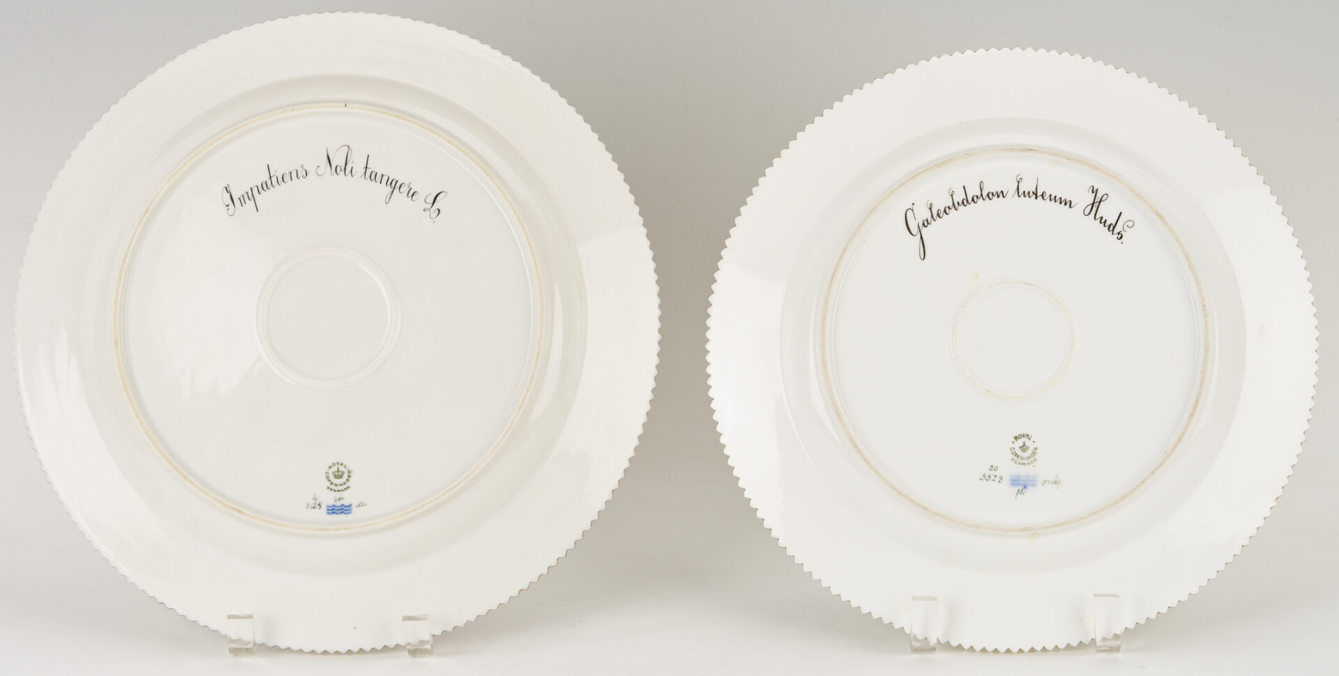 Lot 359: 3 Royal Copenhagen Flora Danica Serving Platters