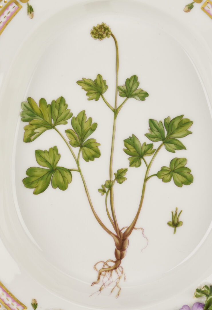 Lot 360: 2 Royal Copenhagen Flora Danica Porcelain Serving Pieces