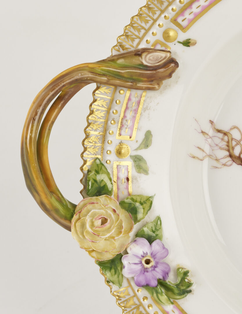 Lot 360: 2 Royal Copenhagen Flora Danica Porcelain Serving Pieces