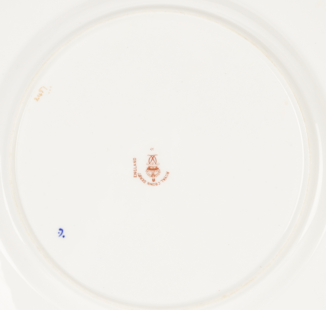 Lot 363: Royal Crown Derby Imari Porcelain Dessert Set