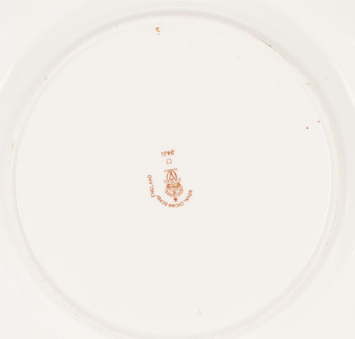 Lot 363: Royal Crown Derby Imari Porcelain Dessert Set