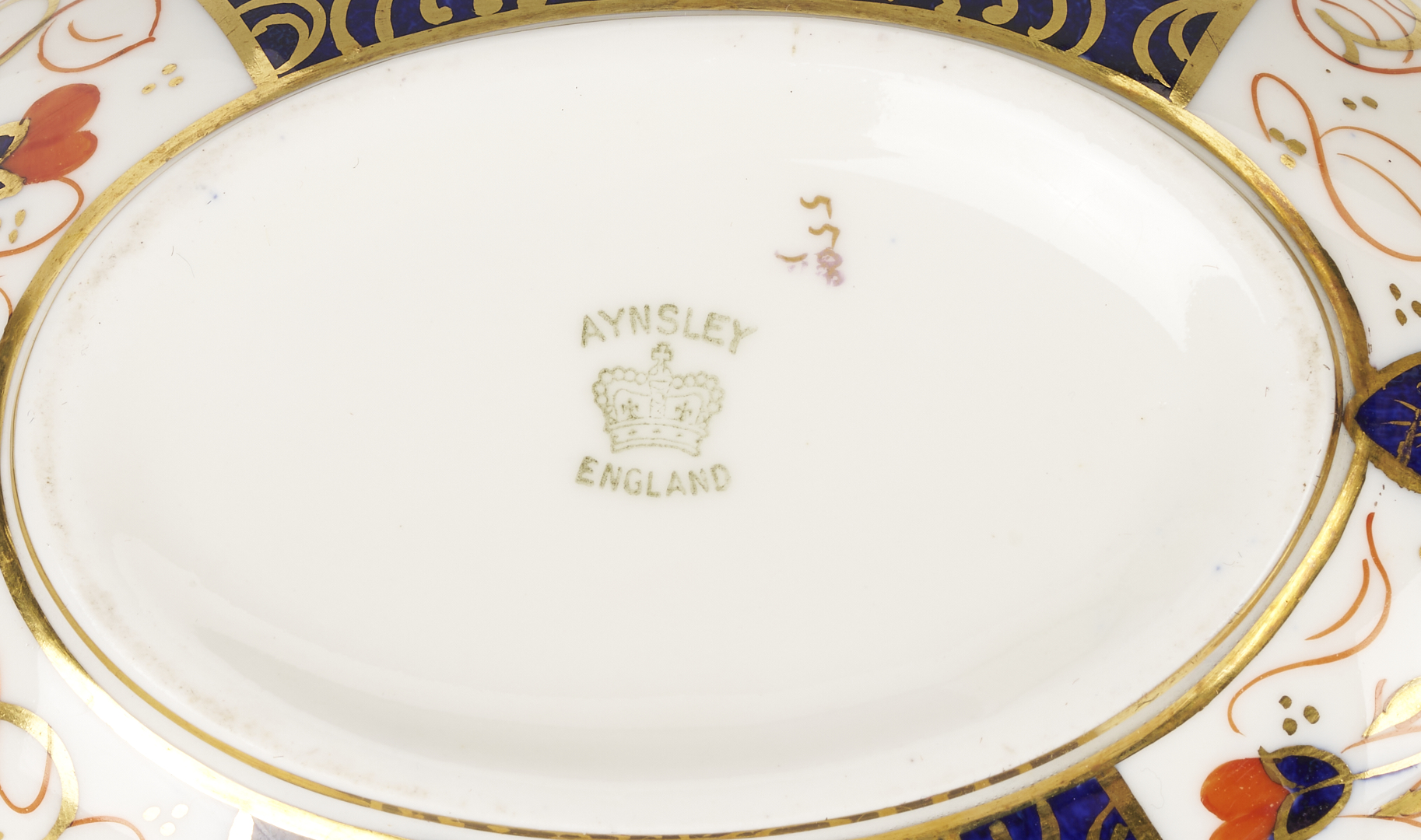 Lot 363: Royal Crown Derby Imari Porcelain Dessert Set