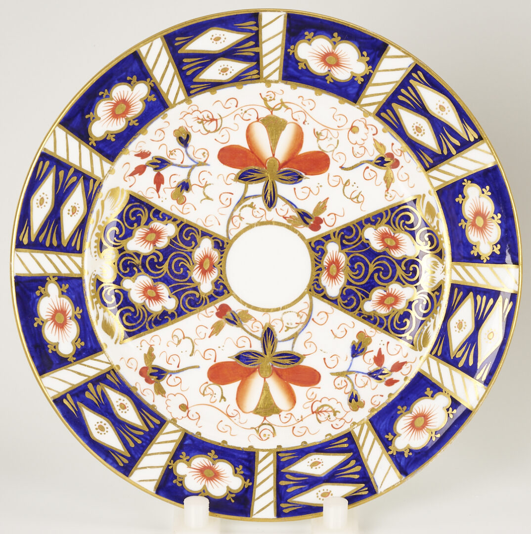 Lot 363: Royal Crown Derby Imari Porcelain Dessert Set