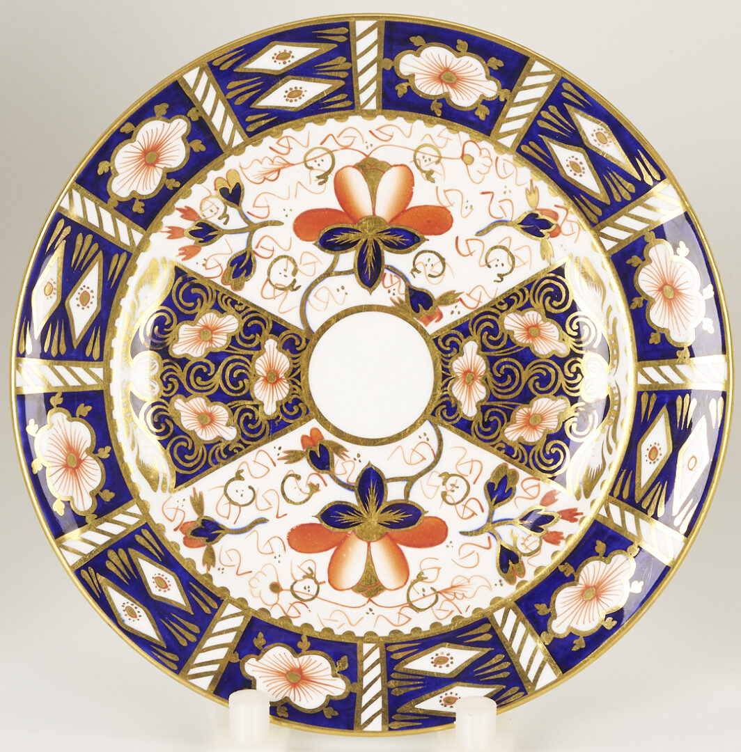 Lot 363: Royal Crown Derby Imari Porcelain Dessert Set