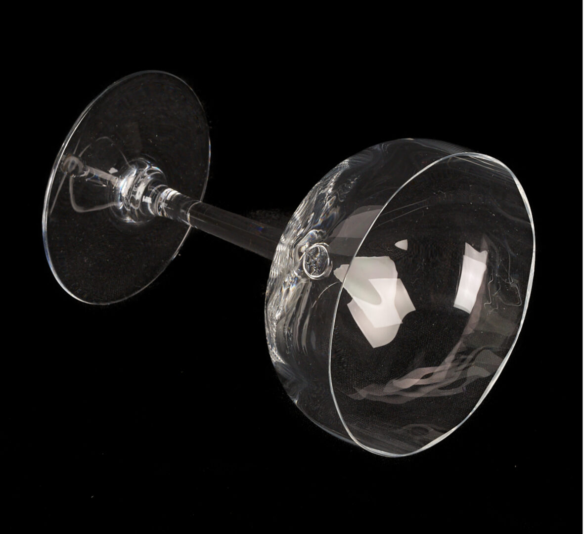 Lot 368: 29 Pcs. Baccarat Stemware, Montaigne Optic Pattern