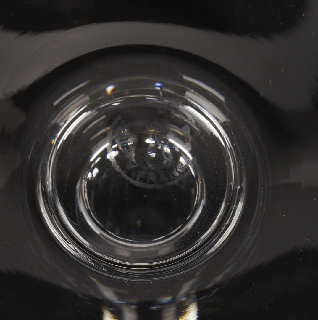 Lot 368: 29 Pcs. Baccarat Stemware, Montaigne Optic Pattern