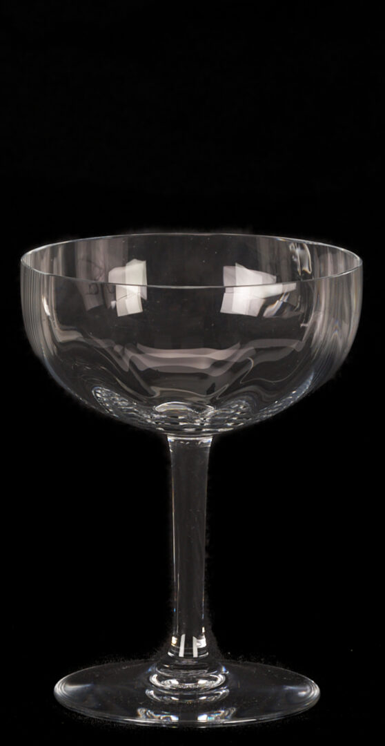 Lot 368: 29 Pcs. Baccarat Stemware, Montaigne Optic Pattern