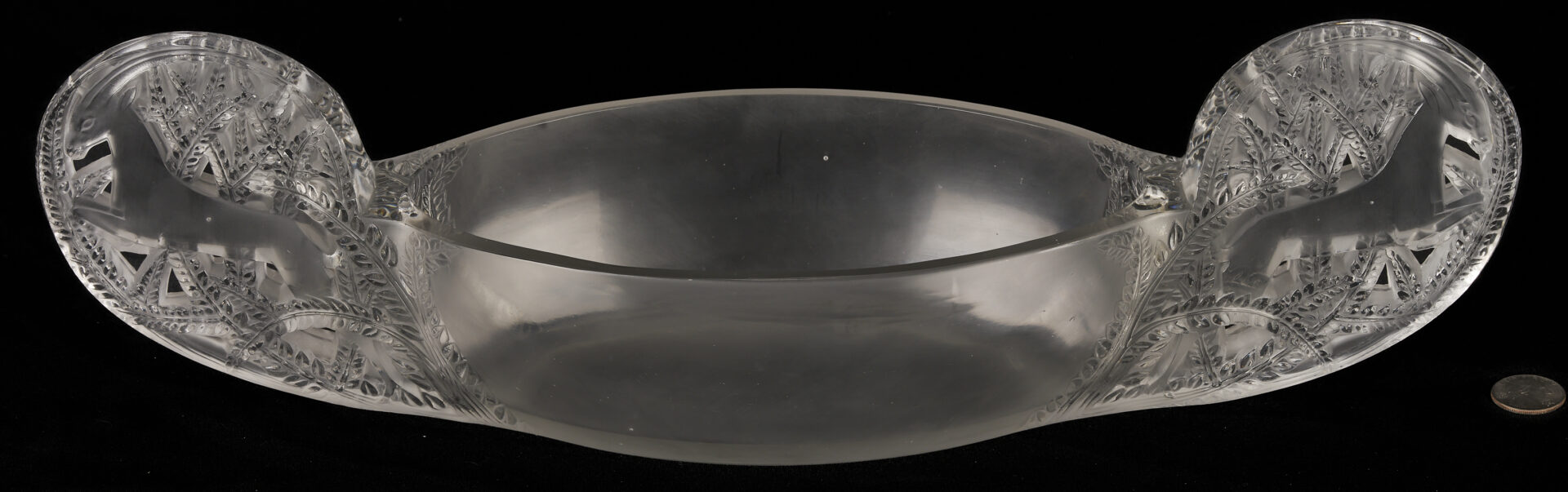 Lot 371: R. Lalique Saint-Hubert Jardiniere, No. 3461
