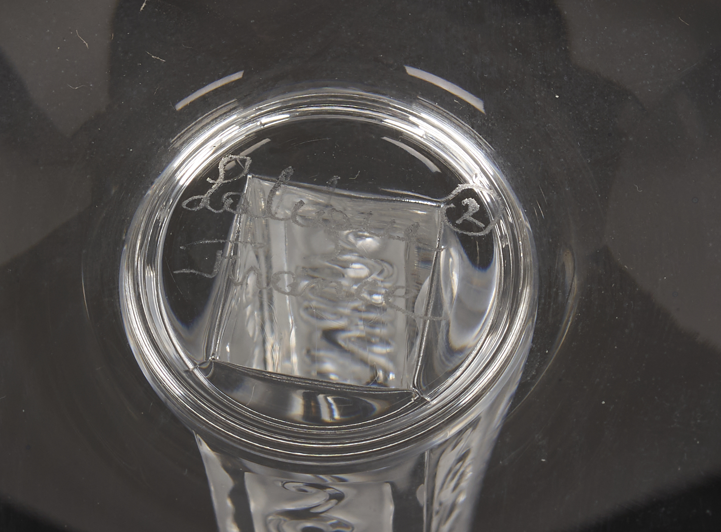 Lot 372: 34 pcs Lalique Phalsbourg Crystal Stemware