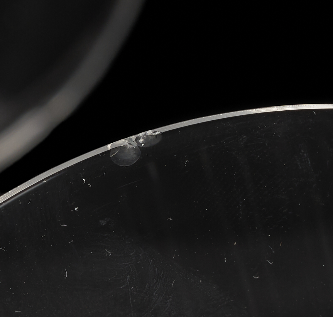 Lot 372: 34 pcs Lalique Phalsbourg Crystal Stemware