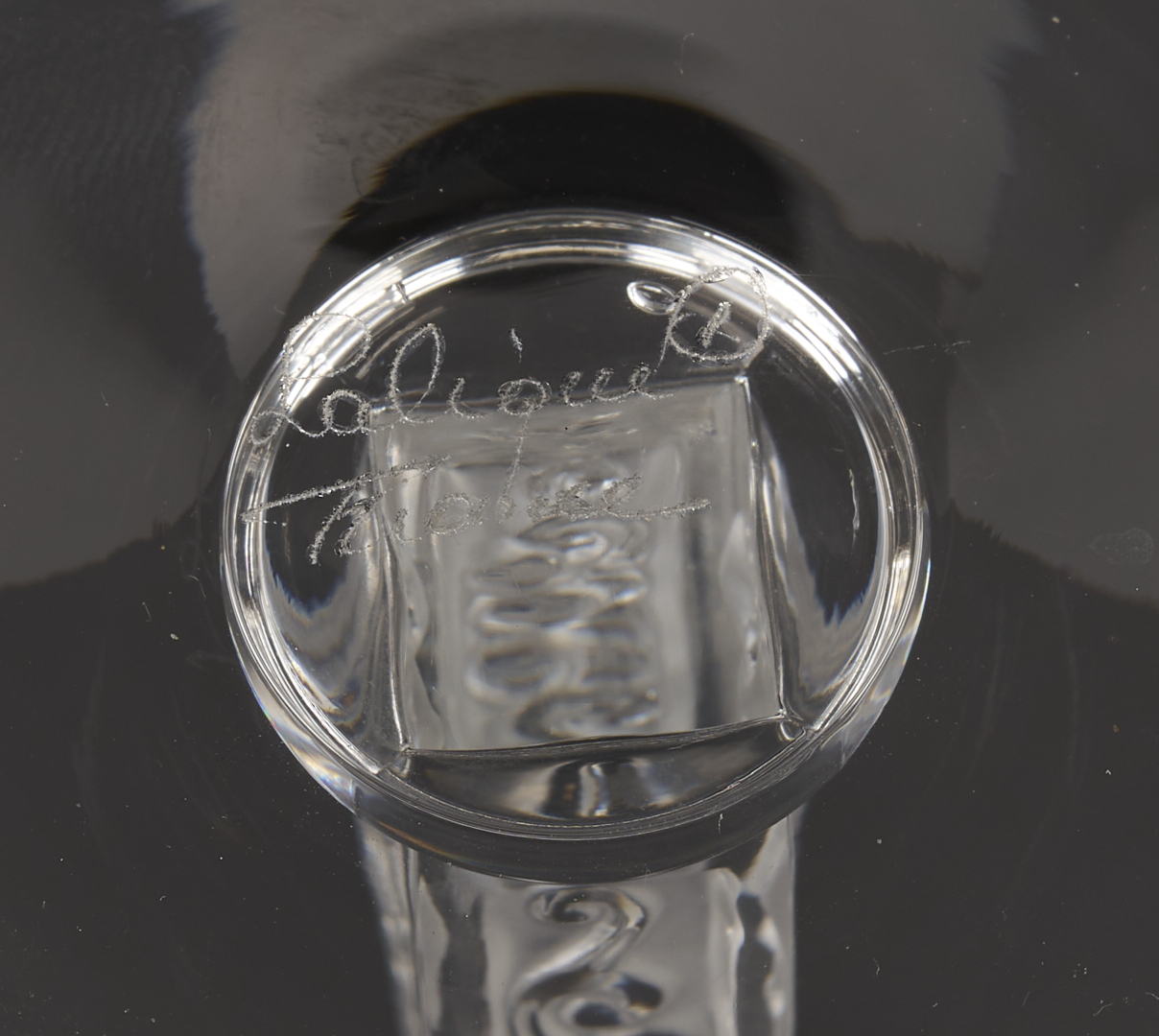 Lot 372: 34 pcs Lalique Phalsbourg Crystal Stemware