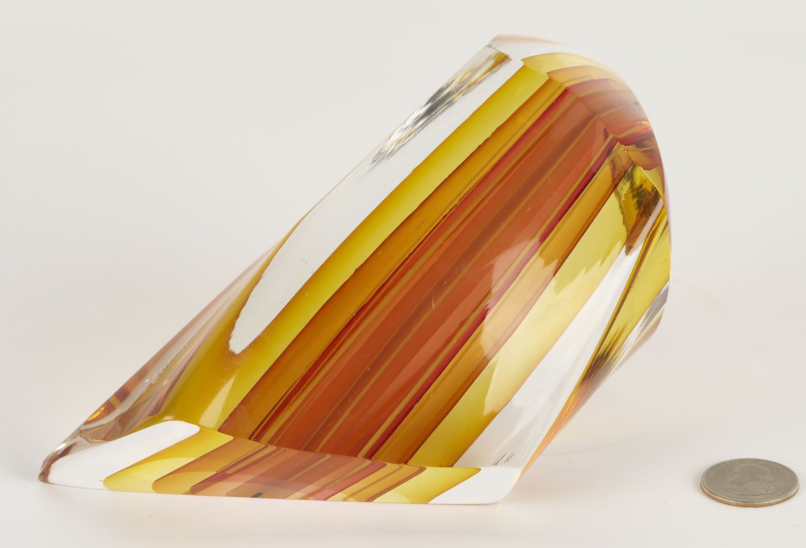 Lot 377: Harvey Littleton Art Glass Sculpture