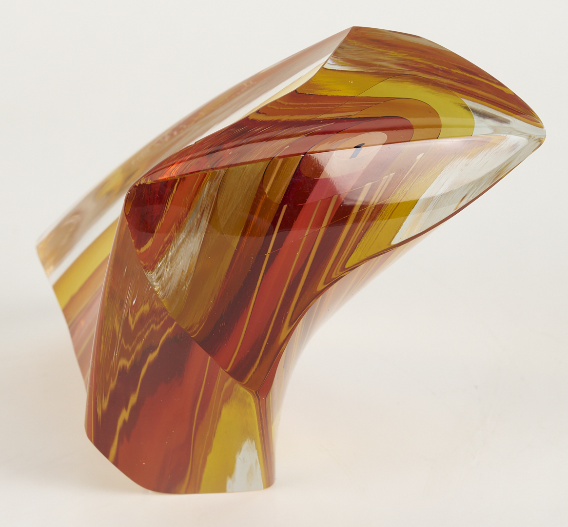 Lot 377: Harvey Littleton Art Glass Sculpture