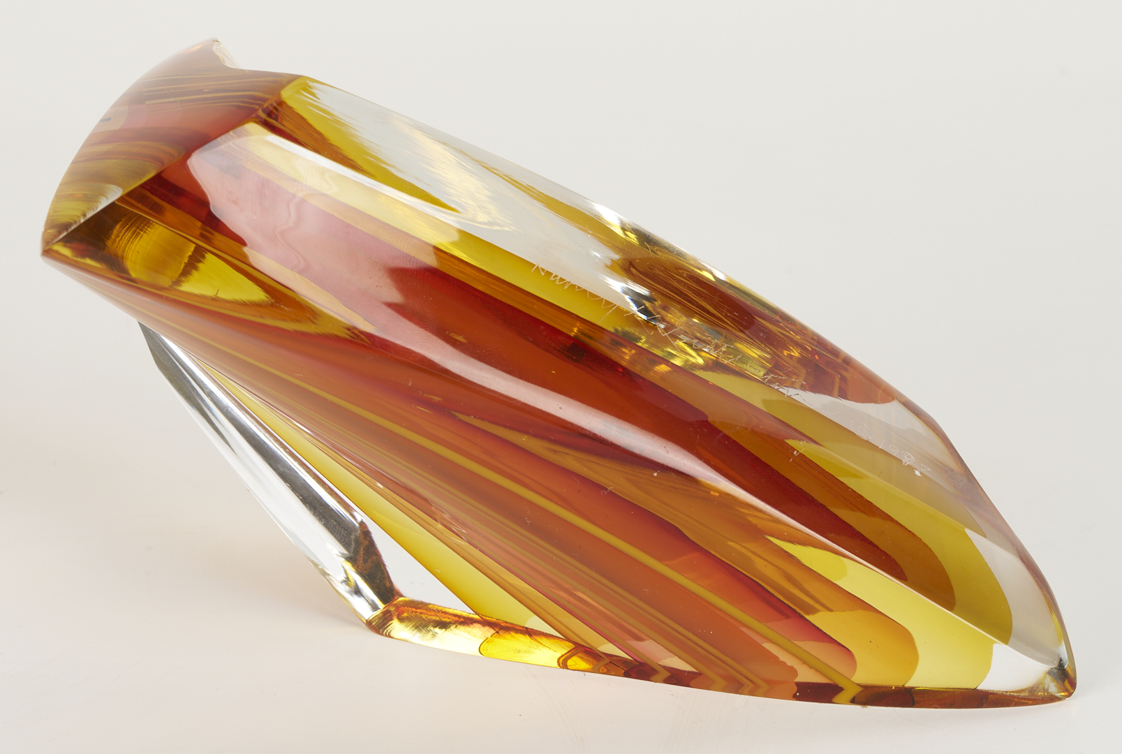 Lot 377: Harvey Littleton Art Glass Sculpture