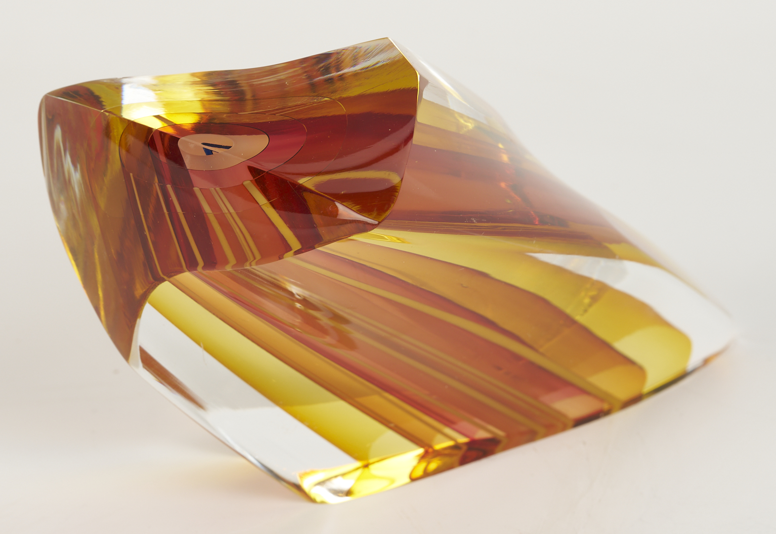 Lot 377: Harvey Littleton Art Glass Sculpture