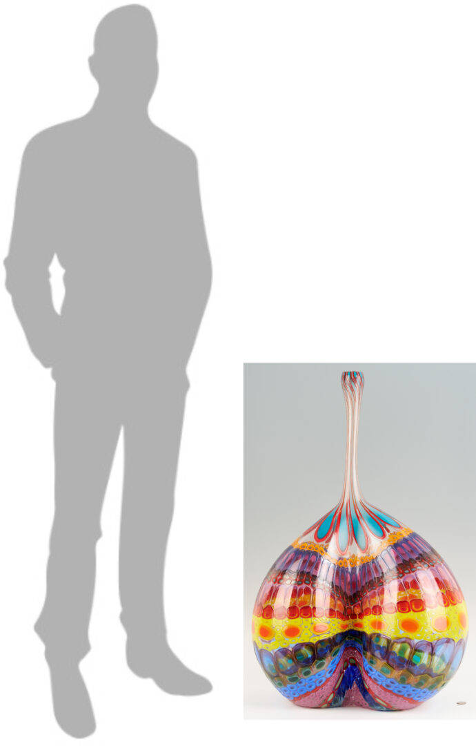 Lot 380: Stephen Rolfe Powell Large Glass Sculpture