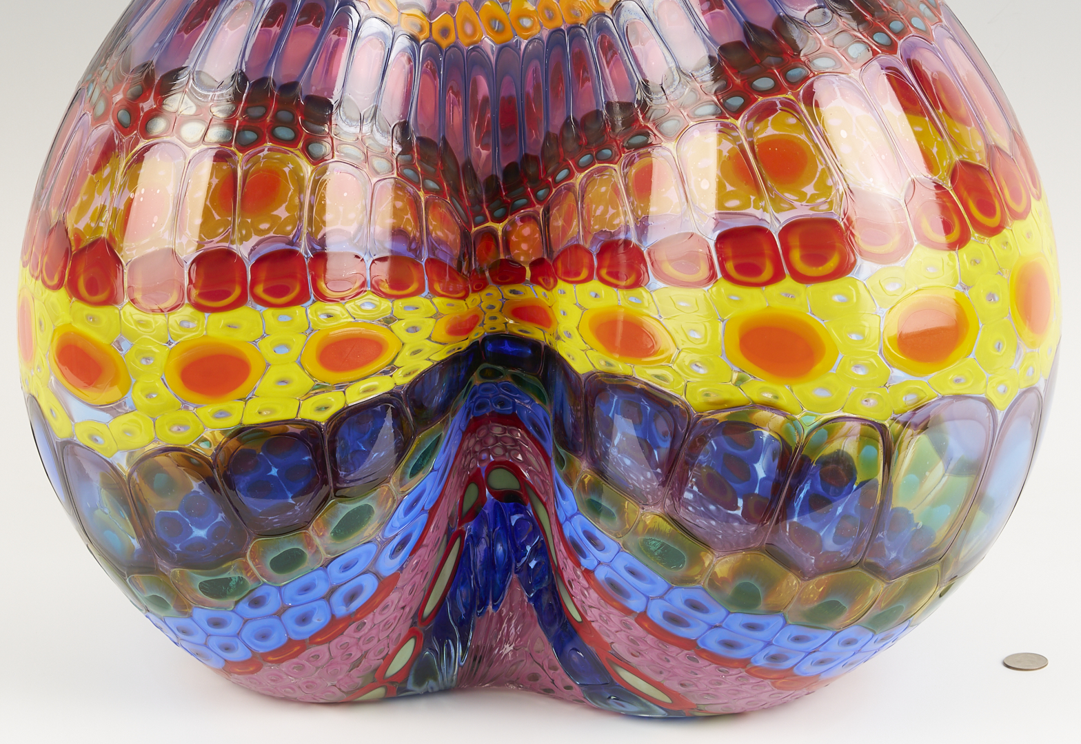 Lot 380: Stephen Rolfe Powell Large Glass Sculpture