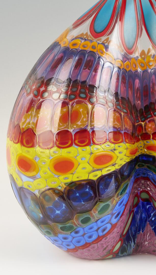 Lot 380: Stephen Rolfe Powell Large Glass Sculpture