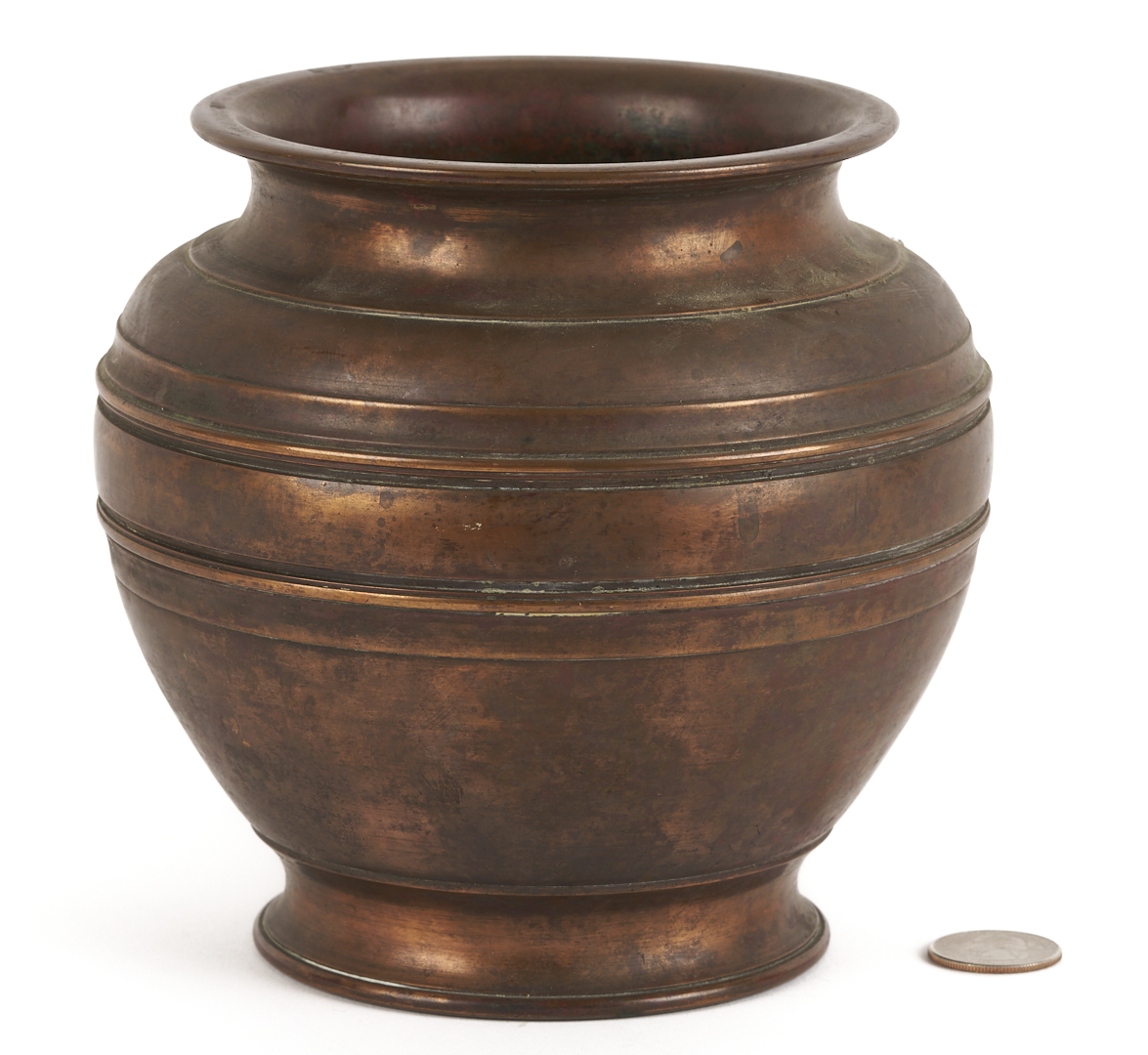 Lot 382: Tiffany Studios Bronze Vase or Urn