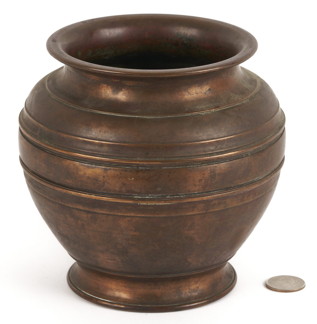 Lot 382: Tiffany Studios Bronze Vase or Urn