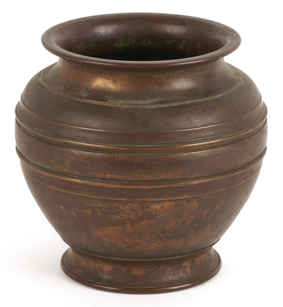 Lot 382: Tiffany Studios Bronze Vase or Urn