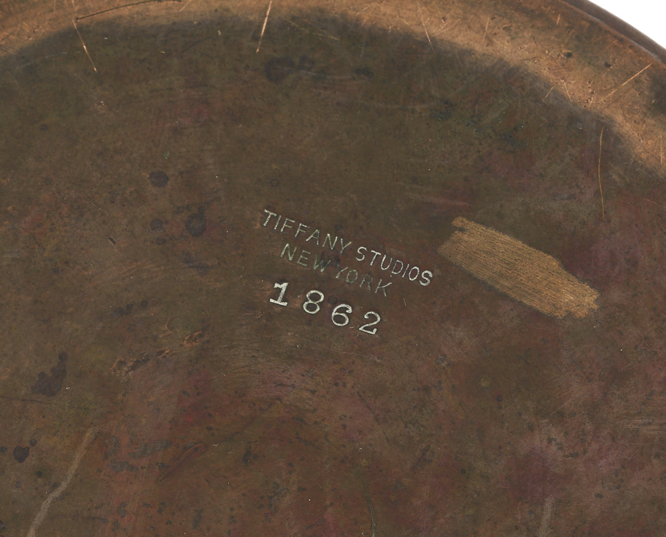 Lot 382: Tiffany Studios Bronze Vase or Urn