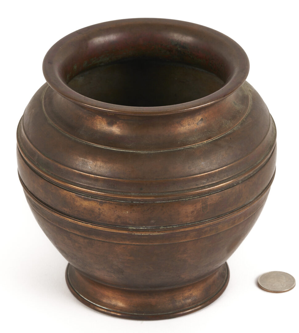 Lot 382: Tiffany Studios Bronze Vase or Urn