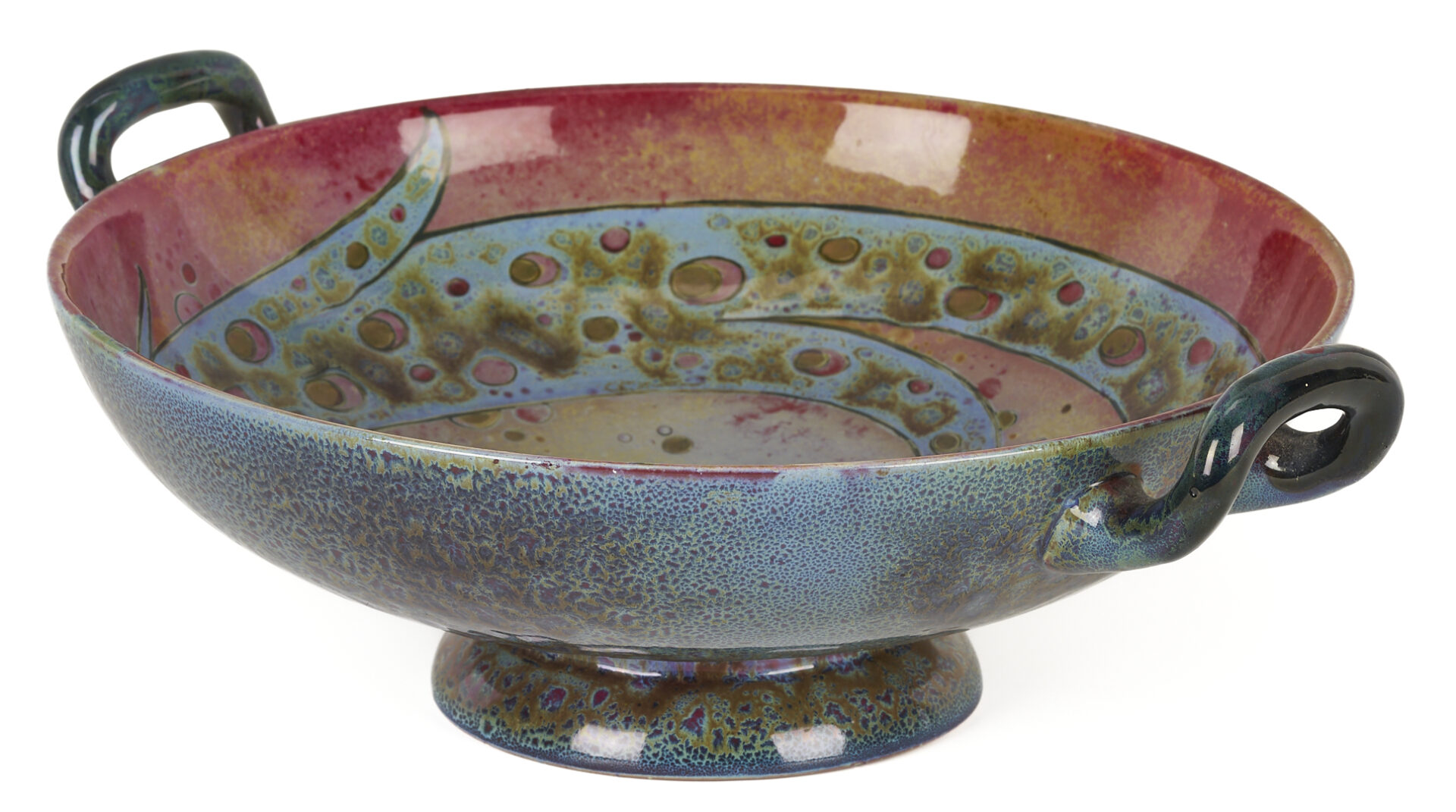 Lot 386: Royal Doulton “Sung” Flambe Glaze Bowl