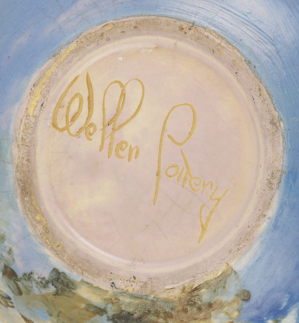 Lot 387: Weller Scenic Art Pottery Vase, Sarah McLaughlin