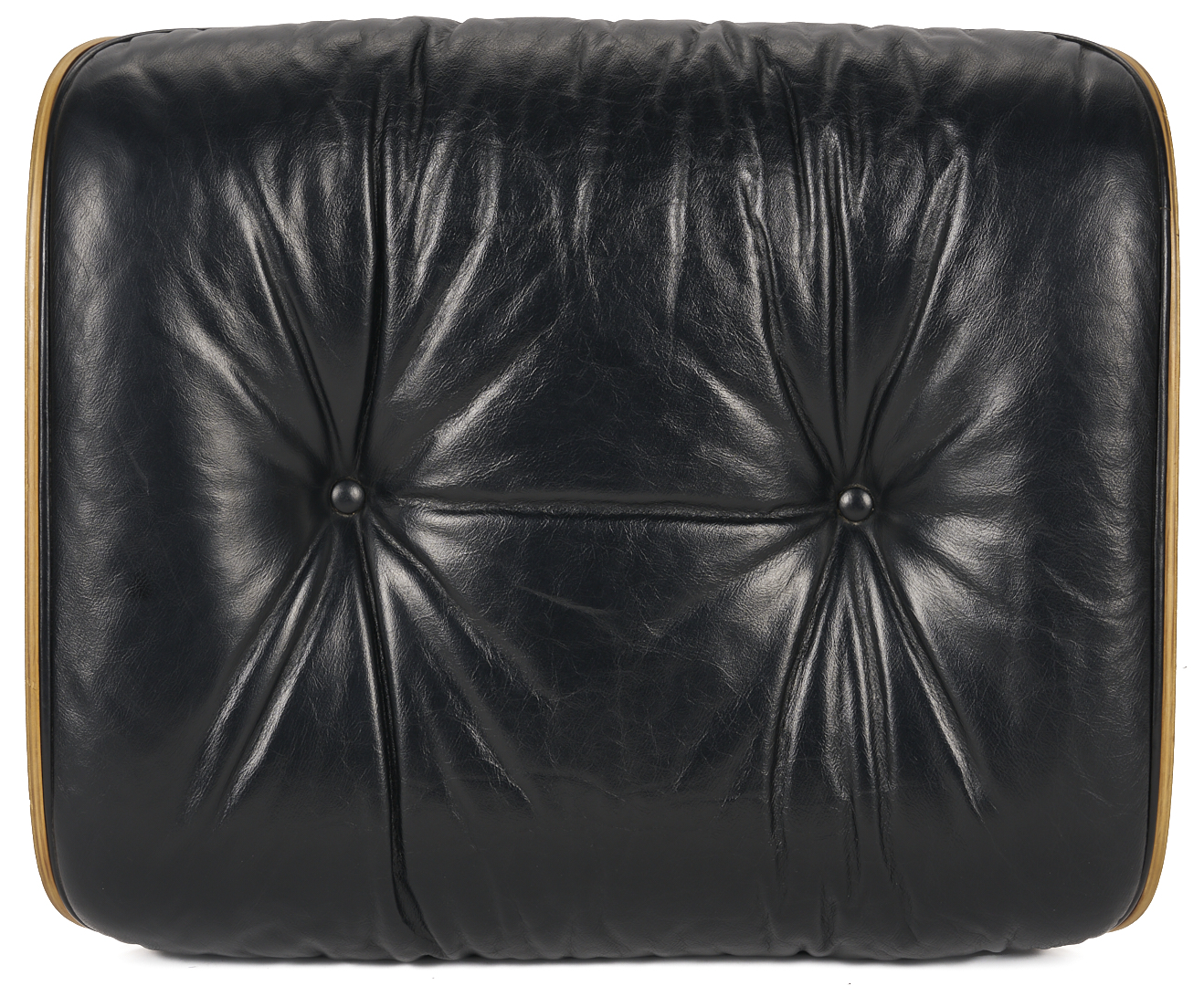 Lot 388: Eames Black Lounge Chair and Ottoman, Herman Miller