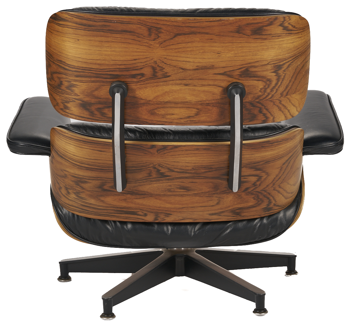 Lot 388: Eames Black Lounge Chair and Ottoman, Herman Miller