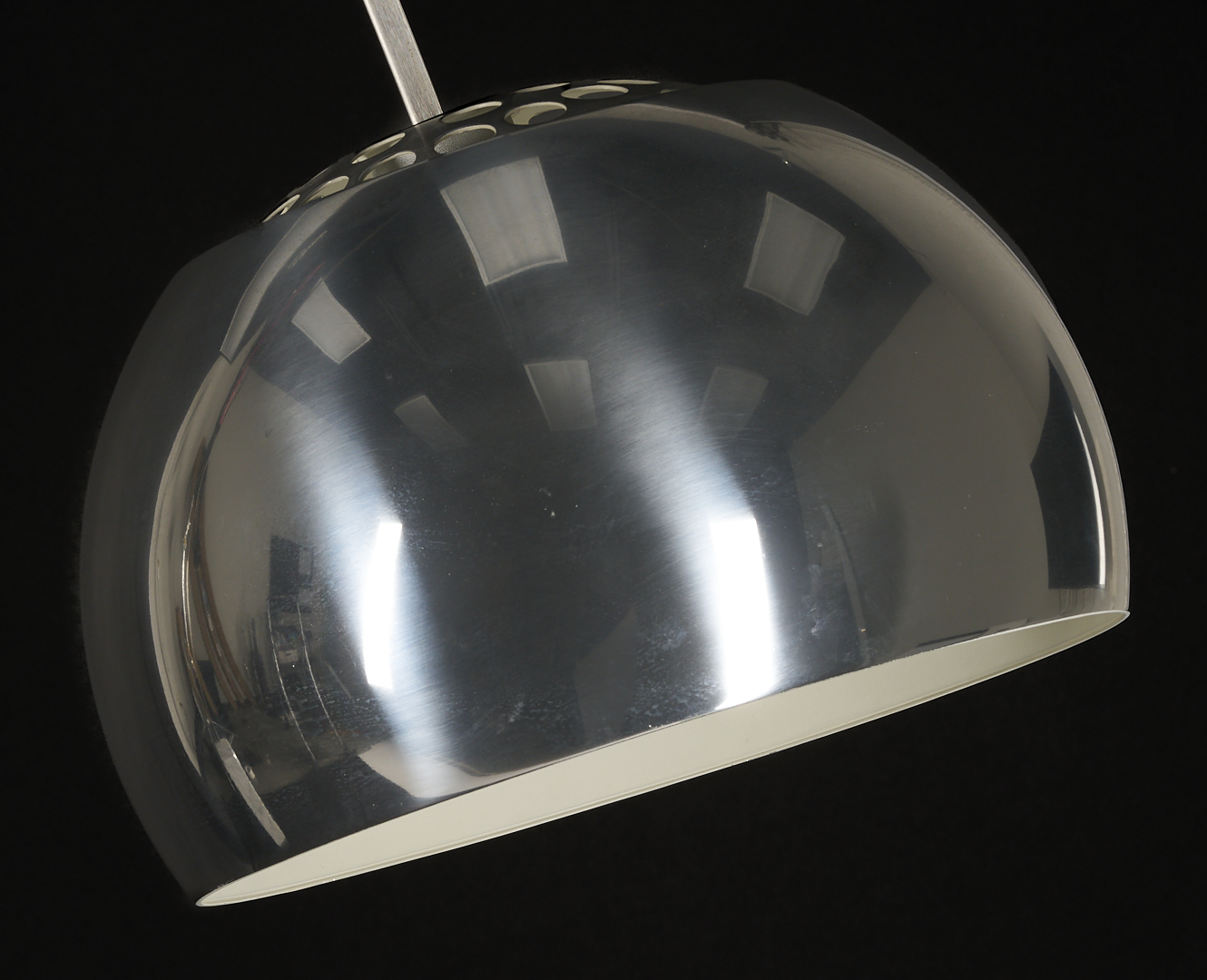 Lot 391: Italian Castiglioni Arco Floor Lamp w/ Marble Base, Mid-Century